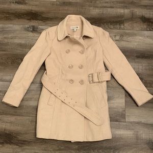 Forever 21 beige wool coat